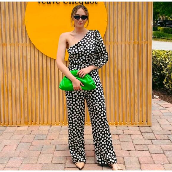 MANGO Asymmetrical Jumpsuit NWT - Picture 6 of 16